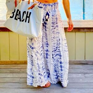 Surf Gypsy Tie Dye Rayon Crepe Pants- M